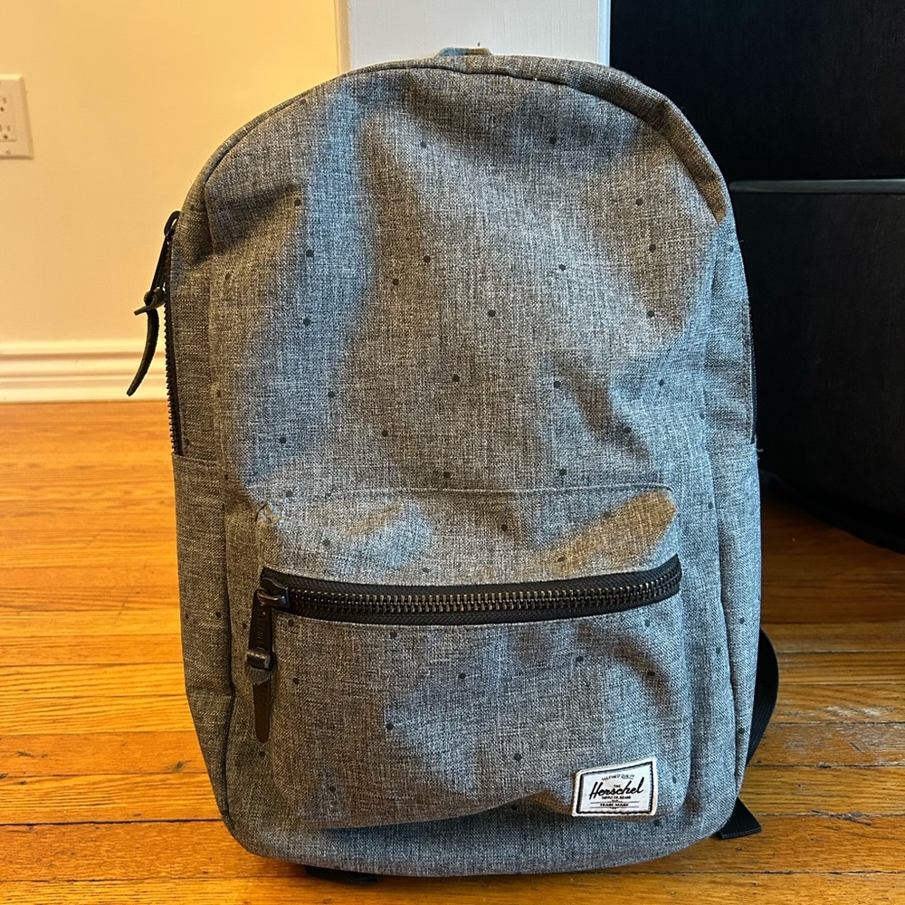 Herschel Grey polka dot Daypack Backpack
